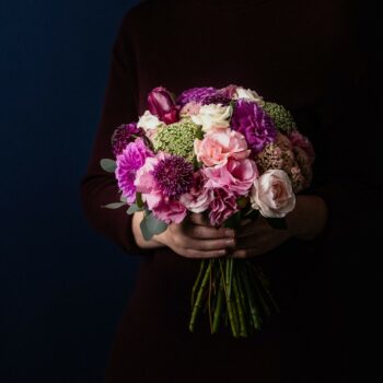 Pink Flower Posy - Mia