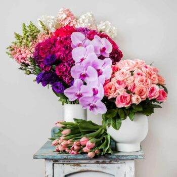 pink flower bouquet florist choice