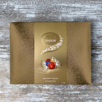 Lindt gold chocolate box